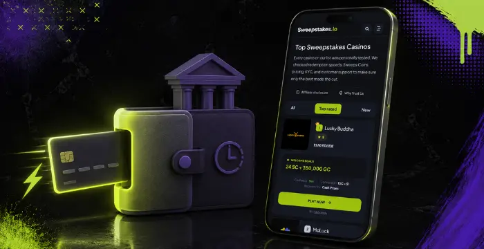 Top sweepstakes casinos with Skrill payment, wallet and bank options