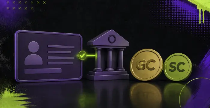 Verified account linked to bank with Gold Coins and Sweeps Coins