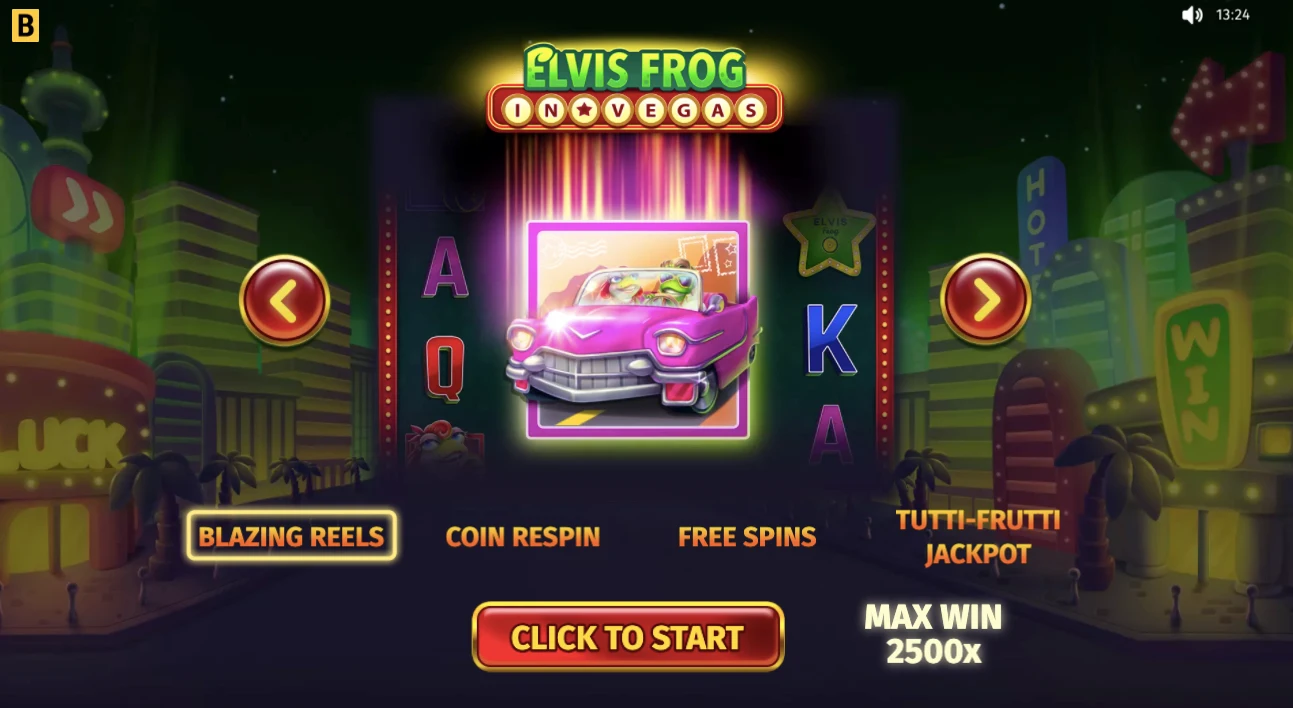 Elvis Frog in Vegas