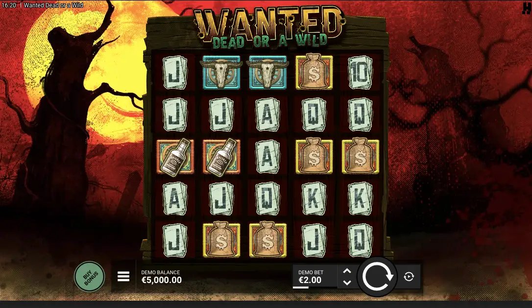 Wanted Dead or a Wils Slot